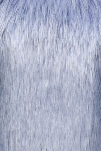 Fur Delish Jacket in Pastel Blue