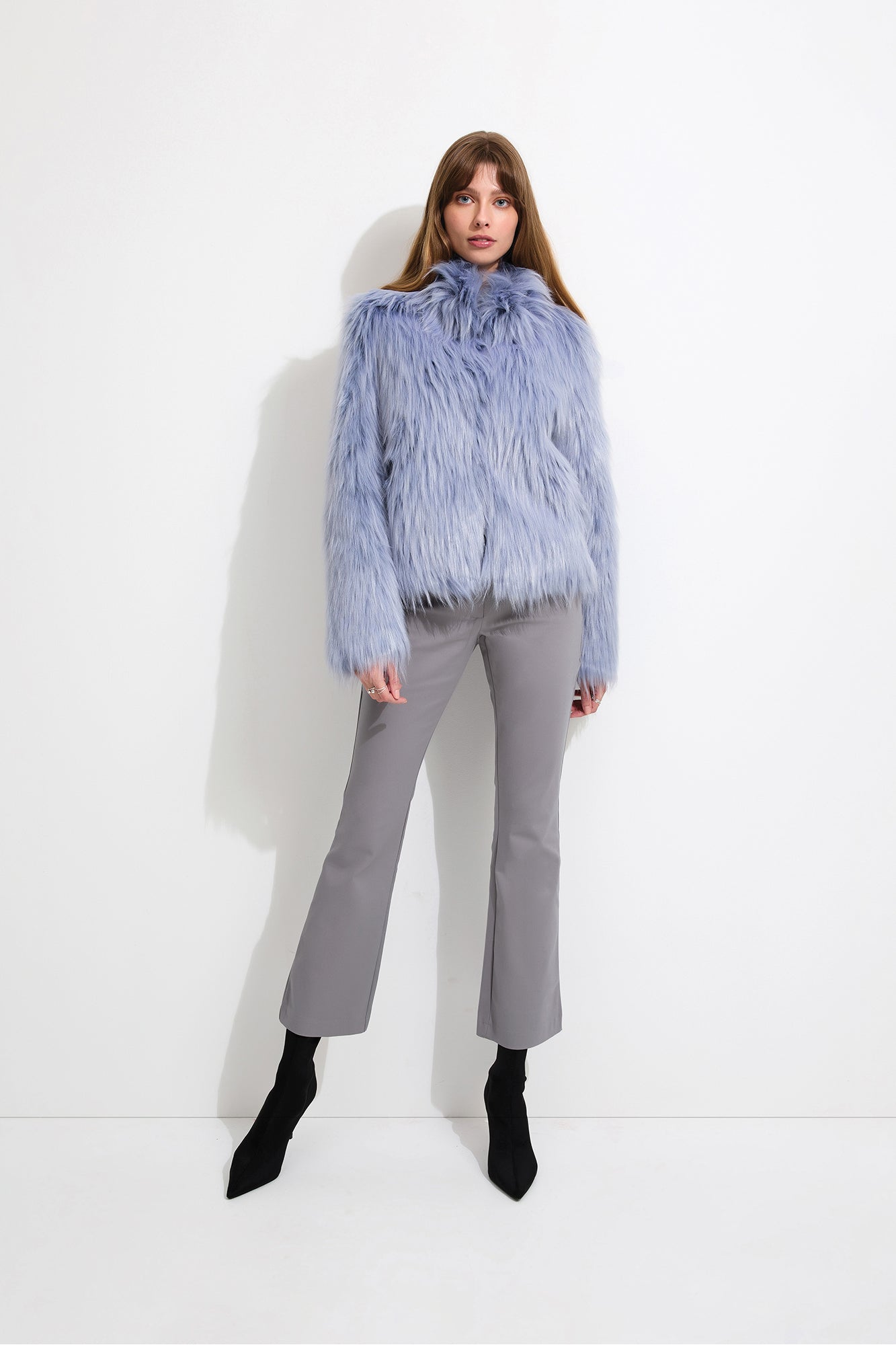 Pastel fur coat hotsell