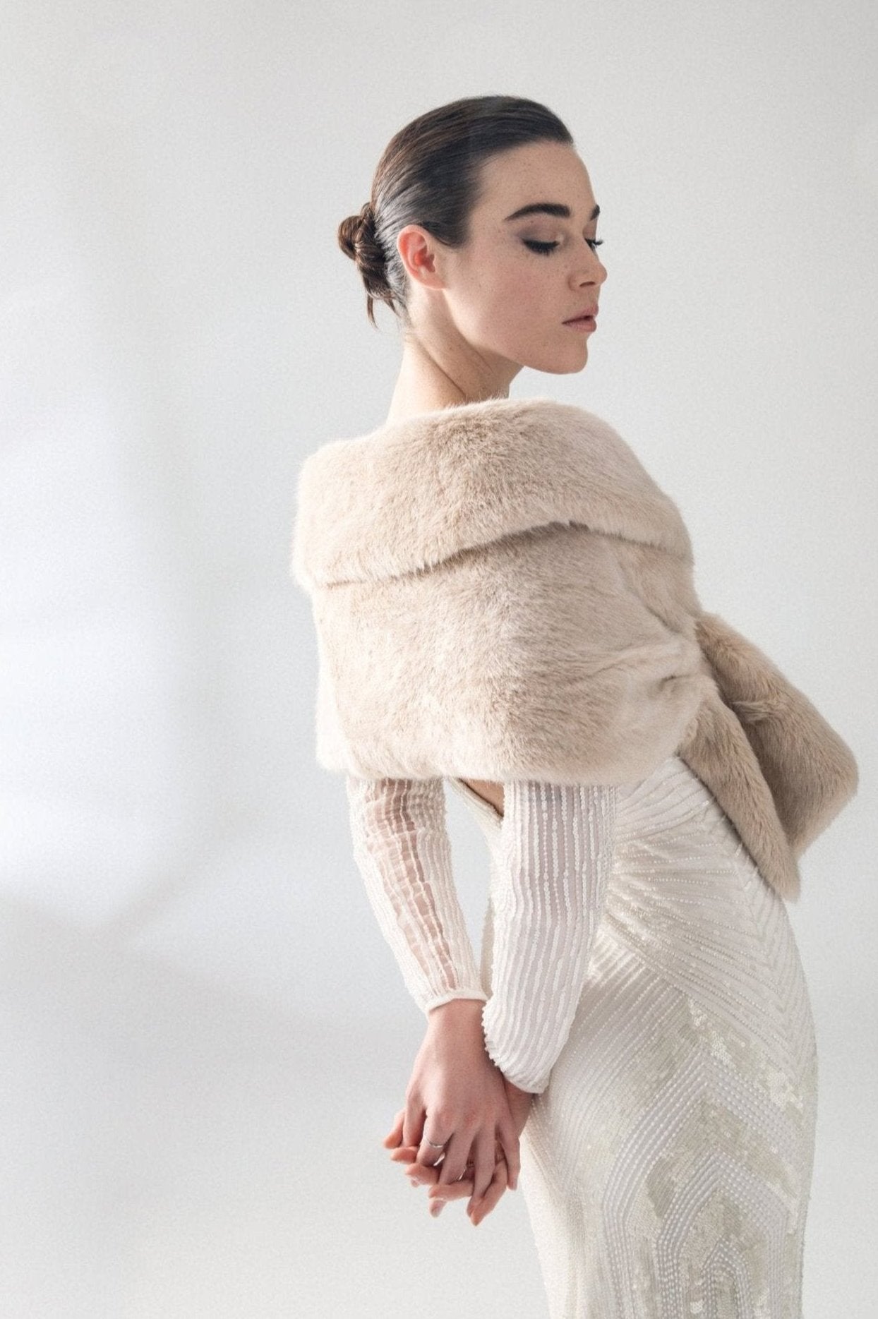 Faux Fur Wedding Wraps