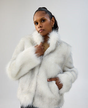 Formal shop fur jacket