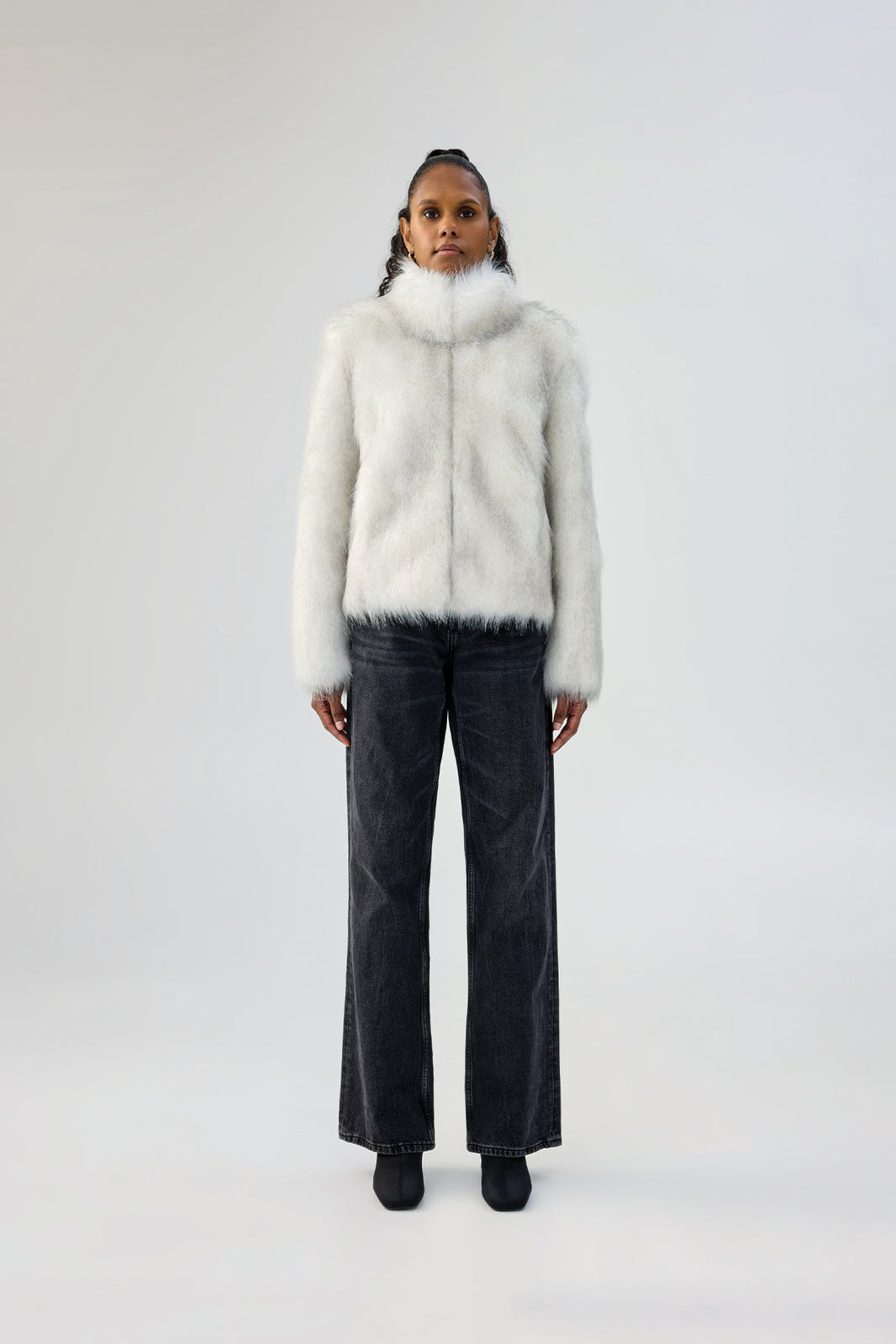 Unreal Fur Grey Wanderlust Coat main image 1